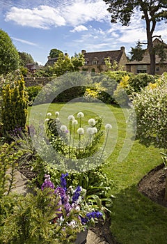 Cotswold cottage garden, Chipping Campden, England photo