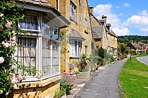 Cotswold cottages, Broadway.