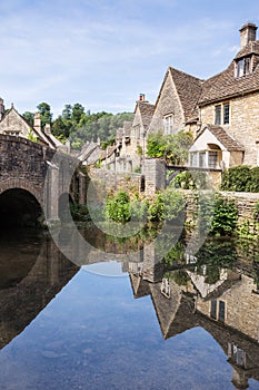 Cotswold village of Castle Combe, South England