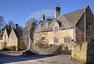 Cotswold village of Stanton photo