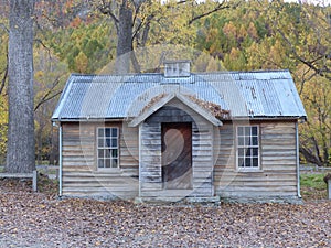 Cottage in Arrowtown Autumn, New Zealand