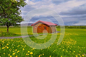 Cottage in a beautiful spot amidst icelandic nature, Grindavik, Iceland