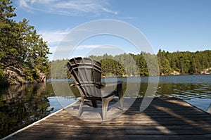 Cottage Chair on the Dock photo