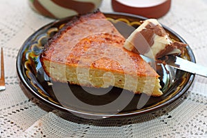 The cottage cheese casserole