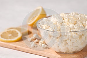 Cottage cheese and citron