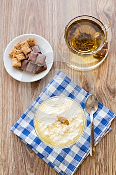 Cottage cheese with honey