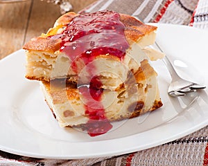 Cottage cheese pudding