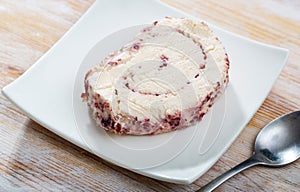 Cottage cheese speciality with cranberries