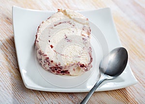 Cottage cheese speciality with cranberries