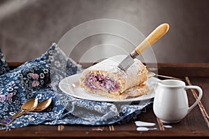 Cottage cheese strudel