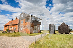 Cottage and fishing hut at Walberswick