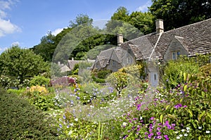 Cottage garden at Bibury photo