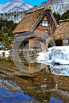 Cottage at Gassho-zukuri Village/Shirakawago, Japan