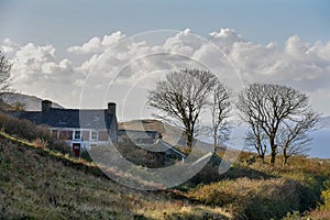 Cottage on Hillside in Ireland