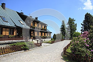 Cottage in mountains