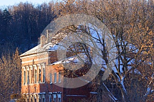 Cottage from red brick