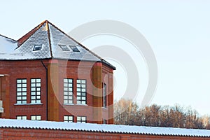 Cottage from red brick