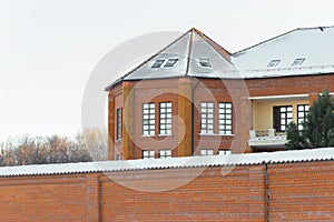 Cottage from red brick