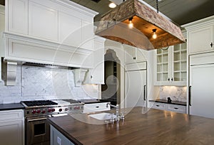 Cottage style home white kitchen