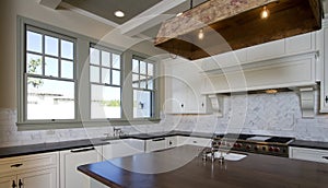 Cottage style white kitchen