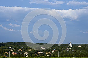 Cottage town in Russia in Nizhny Novgorod