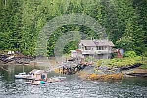 Cottage on water, Juneau, Alaska