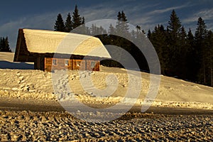 Cottage in winter