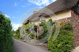 Cottages in Bossington on Exmoor photo
