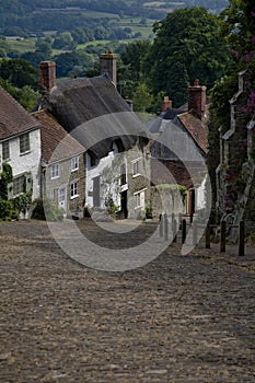 Cottages on a country lane