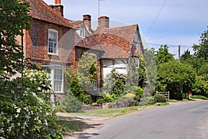 Cottages on an English Village Street