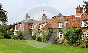 Cottages on an English Village Street