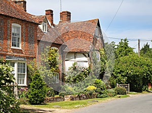 Cottages on an English Village Street