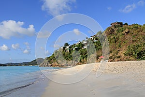 Cottages on a hill With View of the Caribbean photo