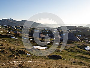 Cottages on Velika planina