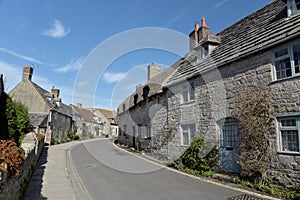 Cottages in village of Corfe