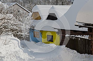 Cottages in vlkolinec