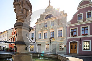 Cottbus cityscape germany in the summer