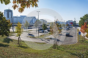 Cottbus station forecourt