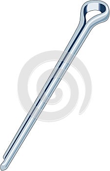 Cotter Pin Vector Illustration