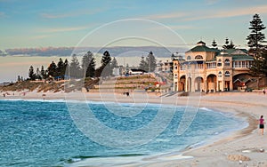 Cottesloe Beach in Perth at dusk