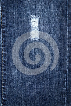 Cotton blue jeans texture