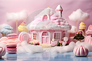 Cotton Candy Cottage: A Sweet Pink Dream