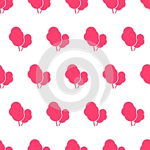 Cotton Candy Isolated wrapper for Your Products, Vector Illustration of Handmade. Symbol pattern