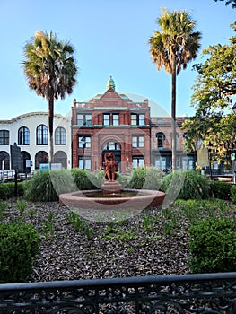 Cotton Exhange building from 1735. Savannah Georgia. Built by the Freemasons.