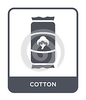 cotton icon in trendy design style. cotton icon isolated on white background. cotton vector icon simple and modern flat symbol for