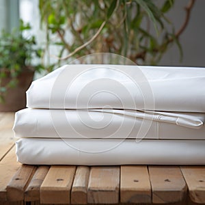 Cotton Plain Sheet - Minimalist Carcore Style With White Sheets And Plant