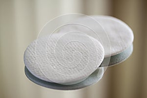 Cotton round cosmetic pads