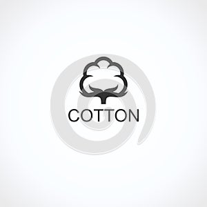 Cotton set. Collection cotton icons. Vector