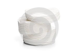 Cotton swabs isolated on a white background