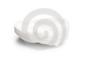 Cotton swabs isolated on a white background